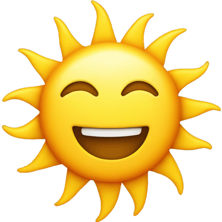 smily sun  emoji