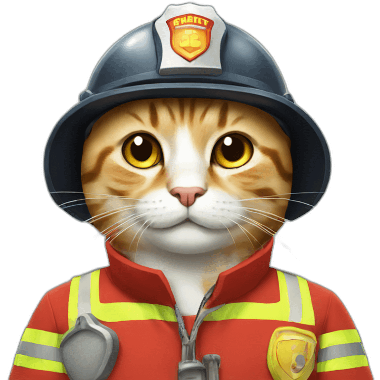 fireman cat emoji