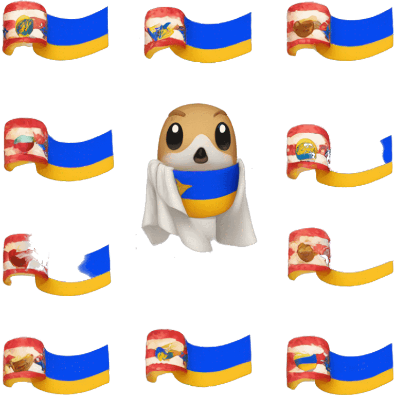 Sonic con bandera de colomba emoji