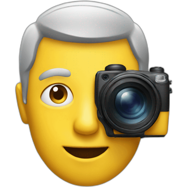 Camera man emoji