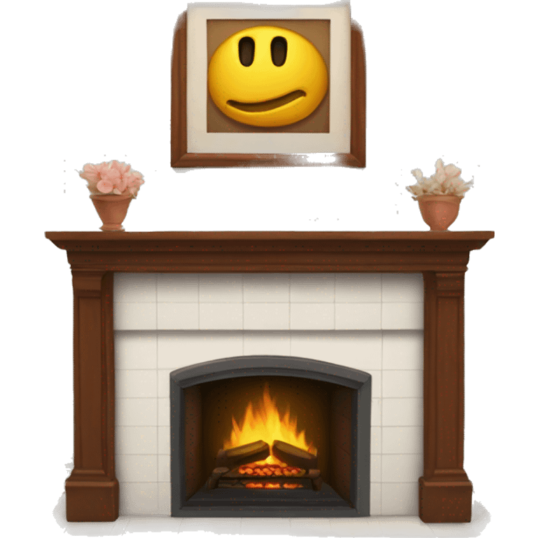 fireplace mantle emoji