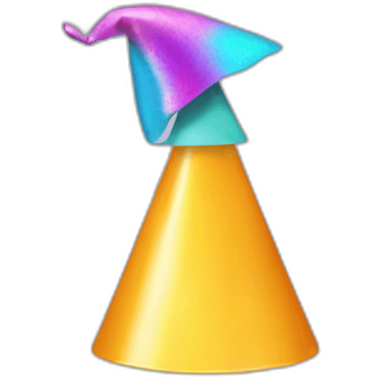 thumbtack with party hat emoji