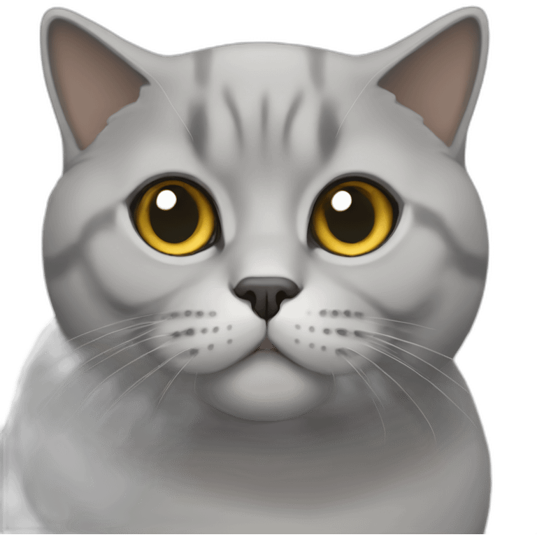 british shorthair cat emoji