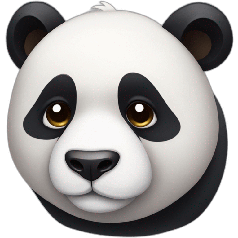 Sleepy panda emoji