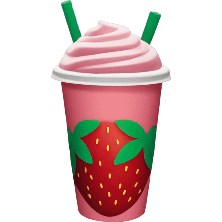 starbucks strawberry açaí refresher  emoji