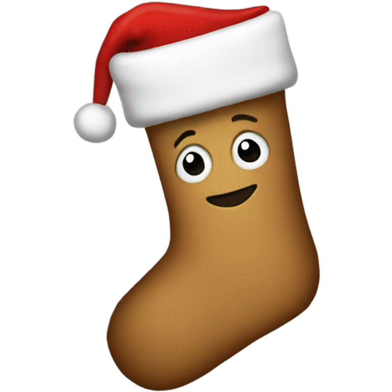 Christmas stocking emoji