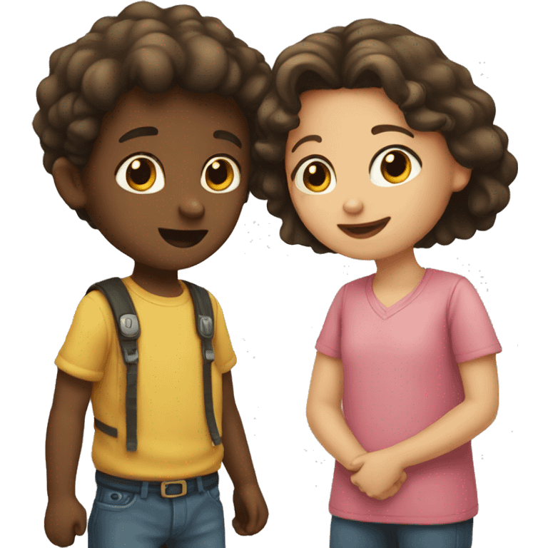 Boy and girl emoji