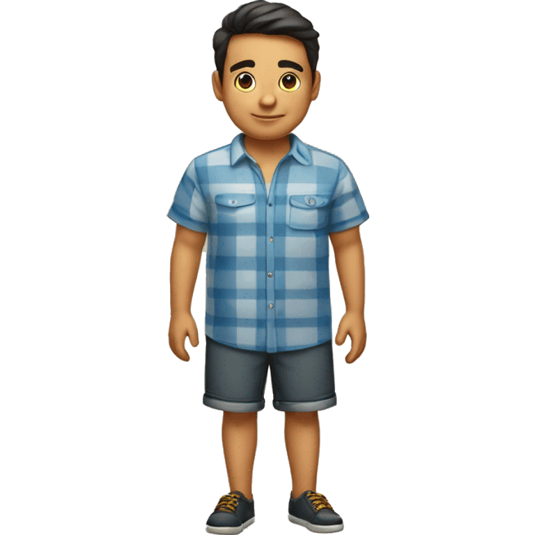 Menino com a camisa do pará emoji