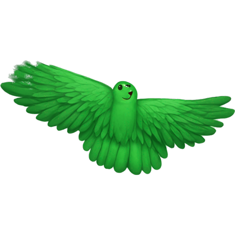 Green wings emoji