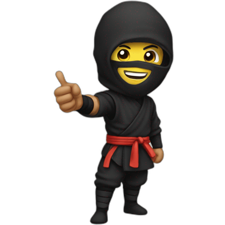 ninja-thumb-up emoji