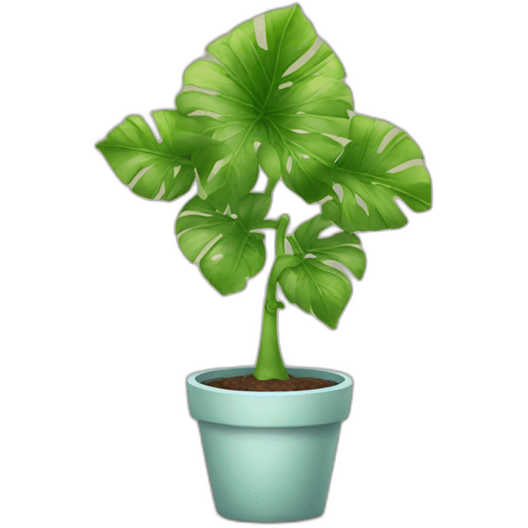 Talking plant emoji