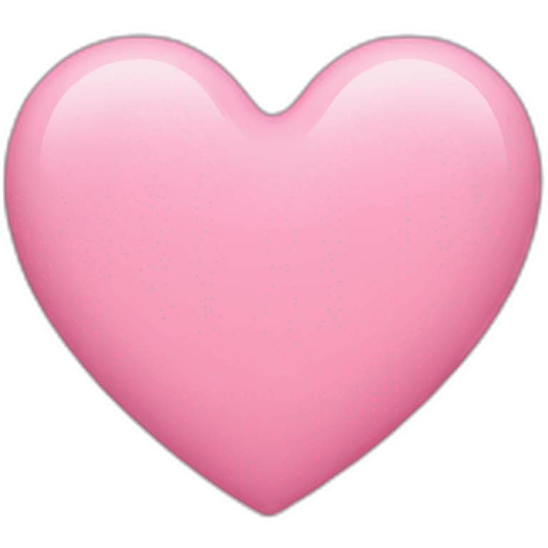 Pink pastel heart emoji