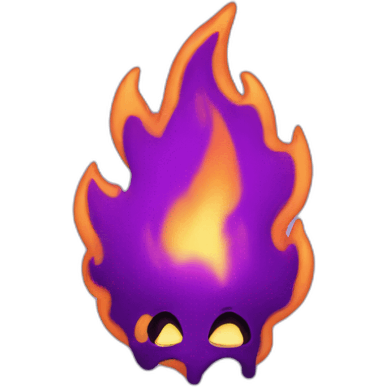 purple fire emoji