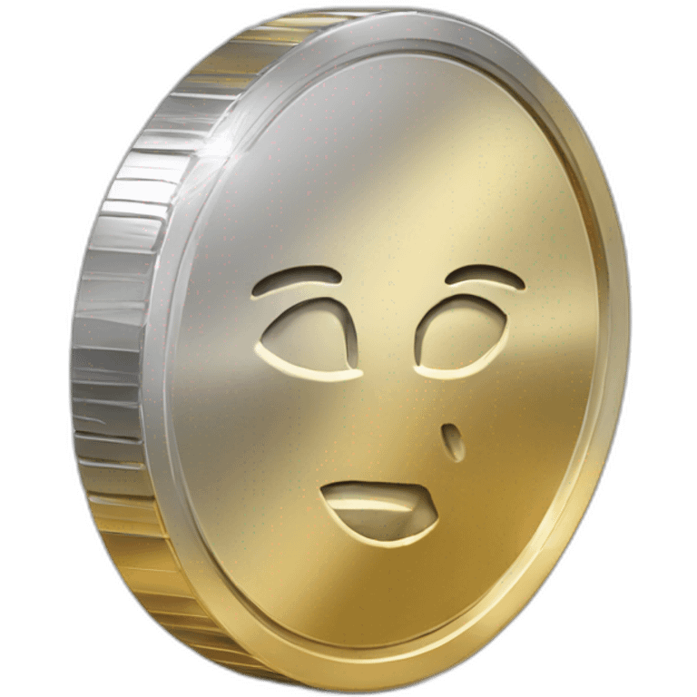 Bullion gold coin emoji