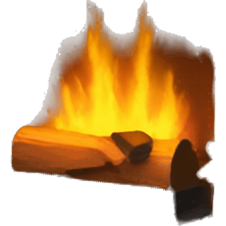 Cozy fireplace emoji