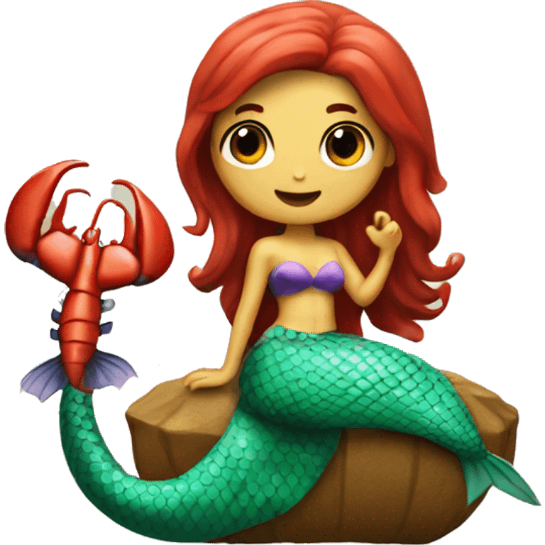 Mermaid with a lobster tail  emoji