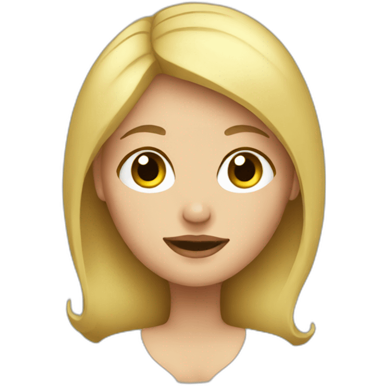 Blonde pregnant woman emoji