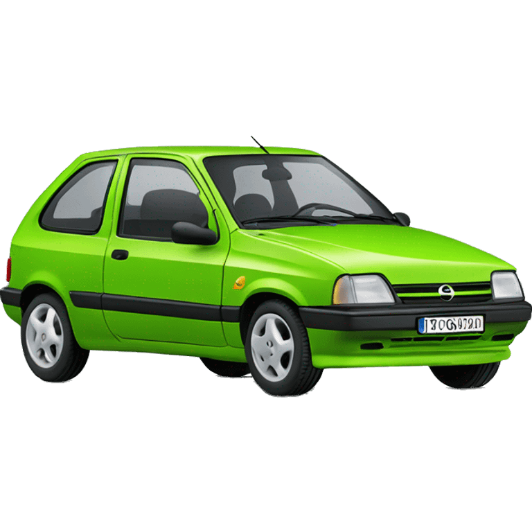 Opel Corsa 1993 Green emoji