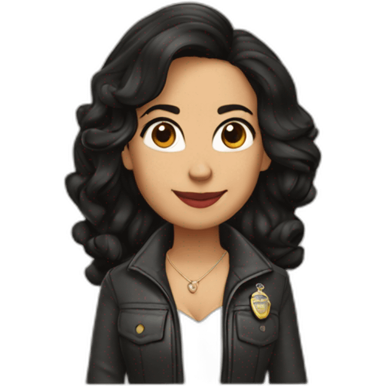 Amy Santiago from tv show Brooklyn 99 emoji