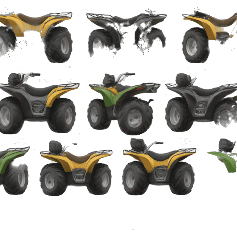 Realistic motor outdoor atv  emoji