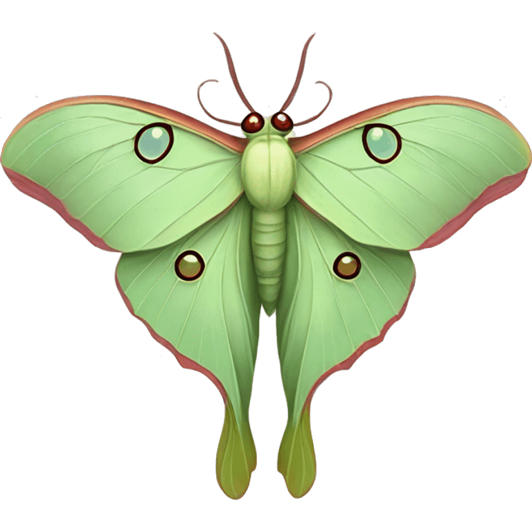 luna moth  emoji