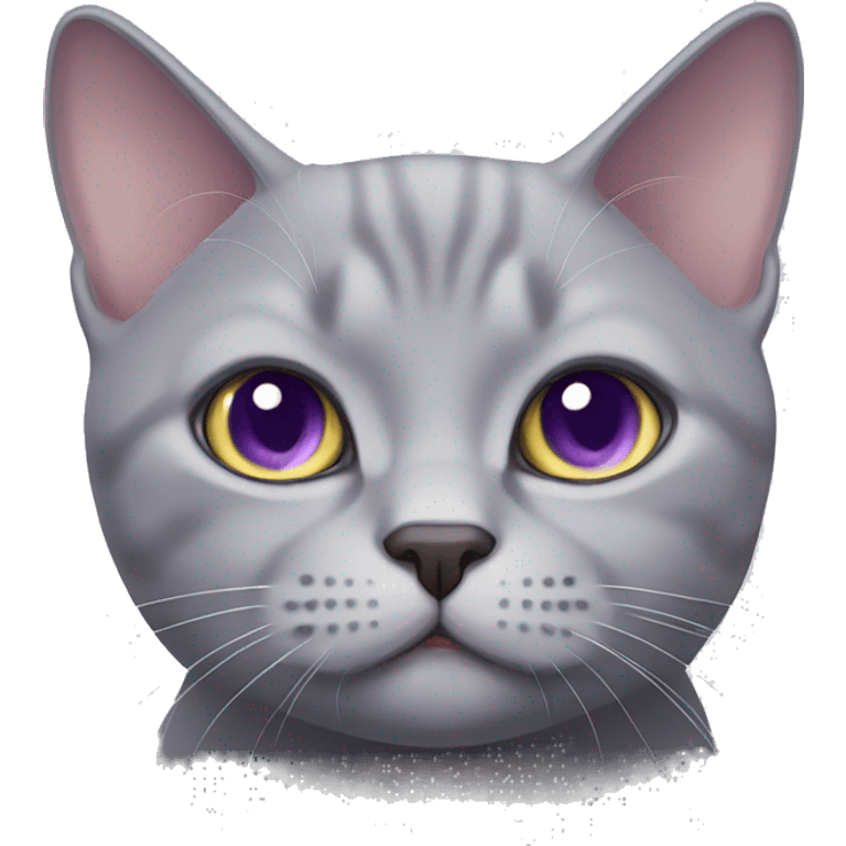 Lilac British Short Hair Cat  emoji