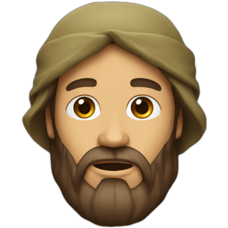 Jesus replacing the ear of a soldier emoji