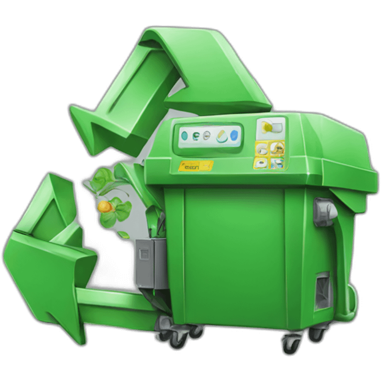 Recycling machine emoji