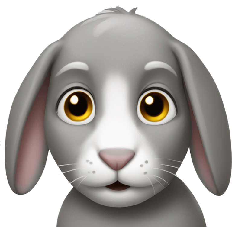 gray rabbit emoji