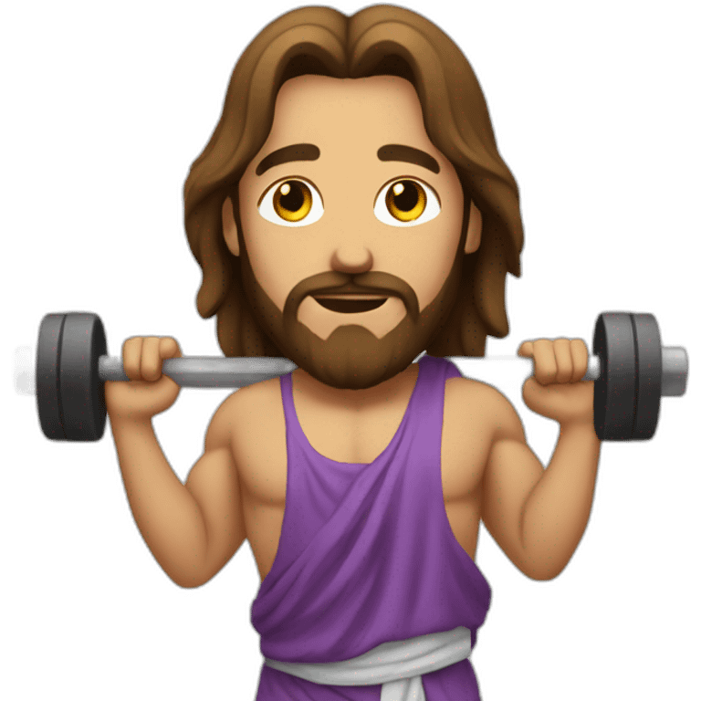 jesus work out emoji