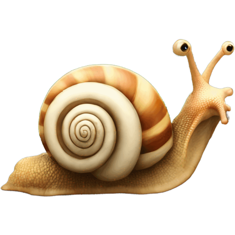 a snail on a motorway emoji