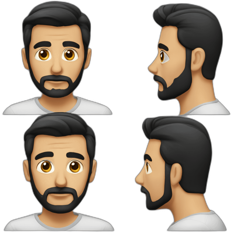 bearded-punjabi-combover-man-black-hair-thinking emoji