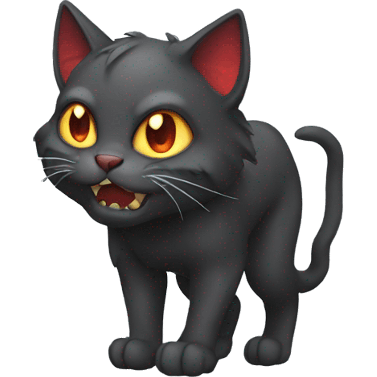 Demon cat emoji