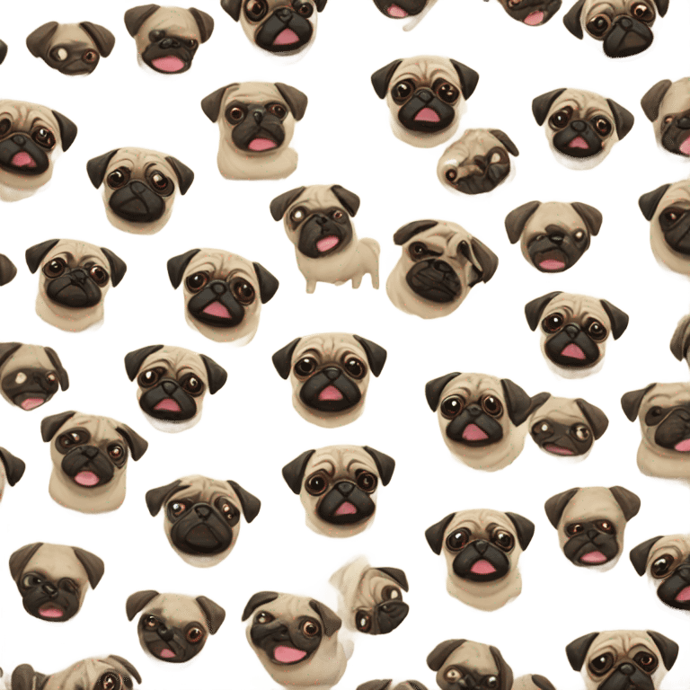 Pugs emoji