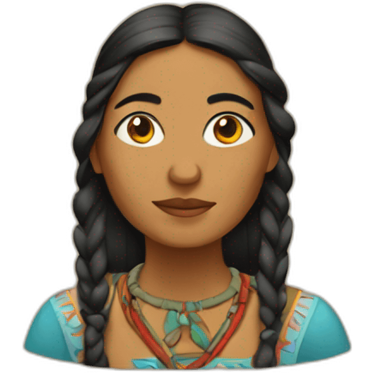 mulher indigena emoji