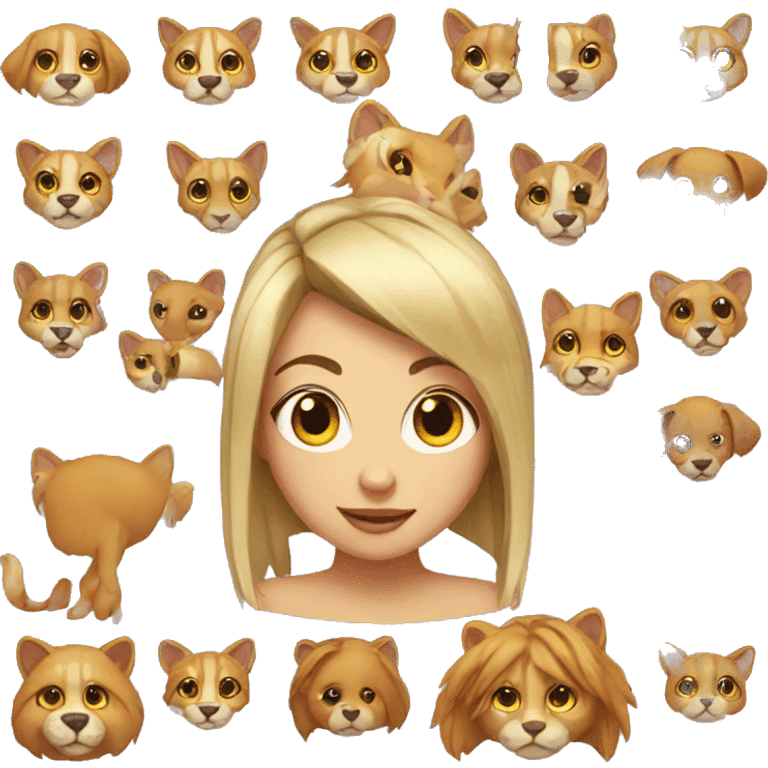 Animal girl  emoji