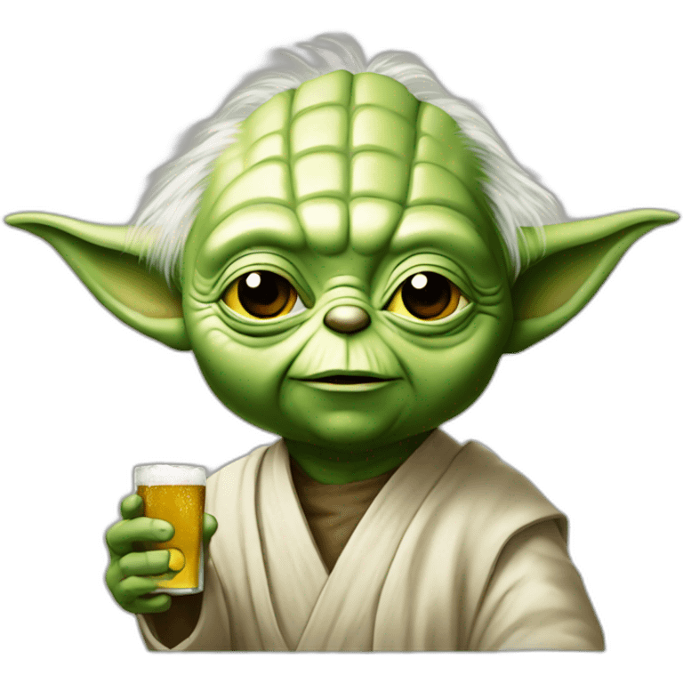 Yoda bière emoji