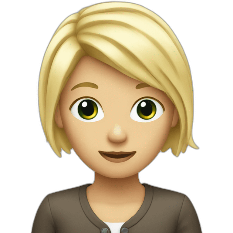 Un blond emoji