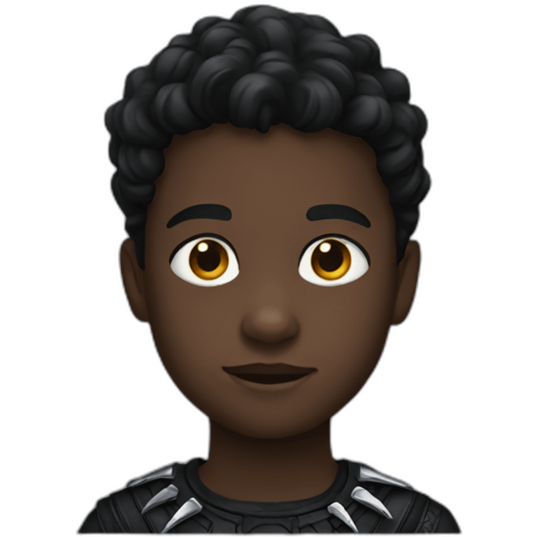 kid black panther emoji