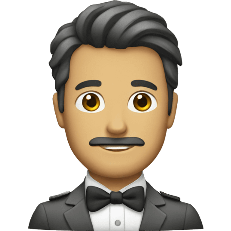 Señor de traje emoji