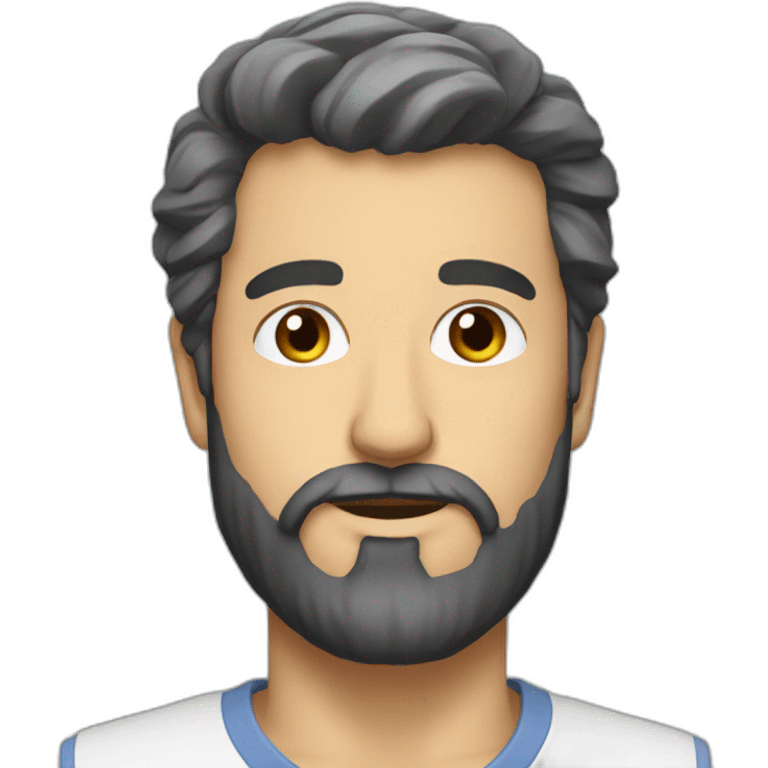 french-TV-Host-beard emoji