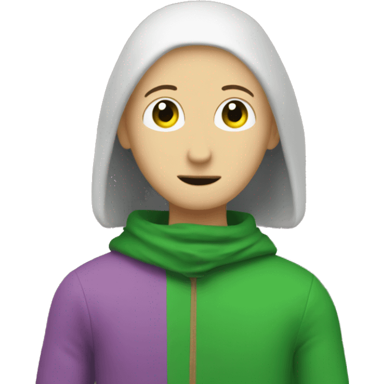 Baldi with miss emoji