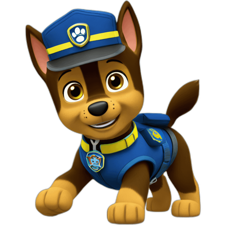 paw patrol chase emoji