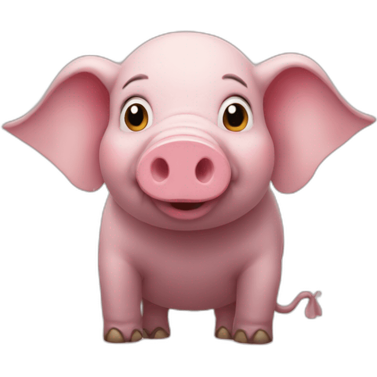 PiG underground elephant emoji