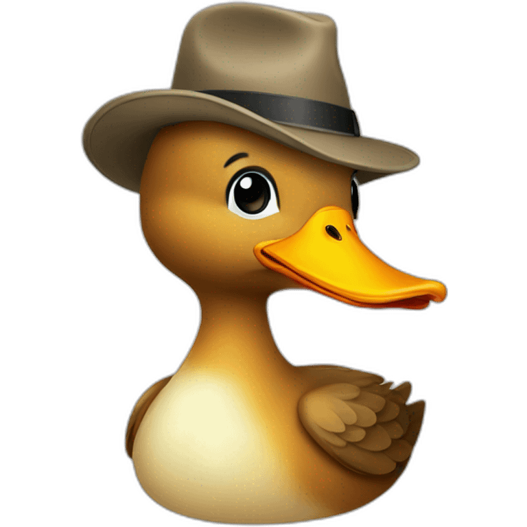 Duck hat emoji