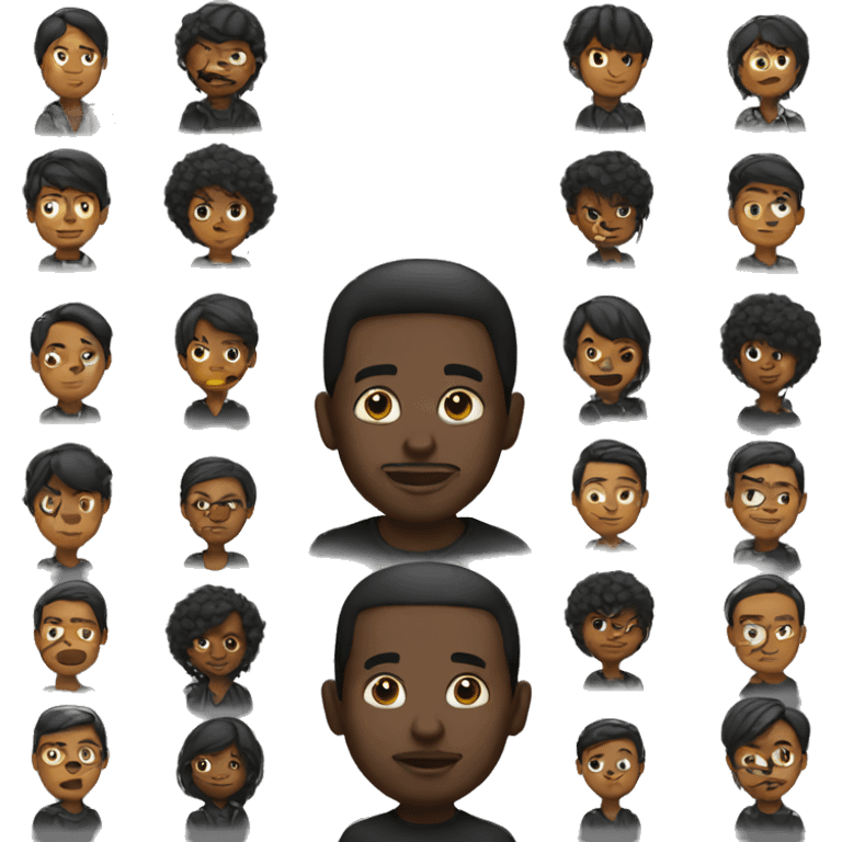 Black world emoji