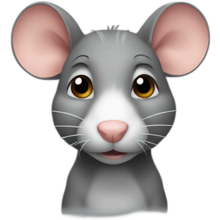 rat with one ear emoji