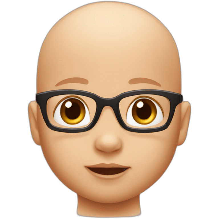 Bald Baby in Lamborghini emoji