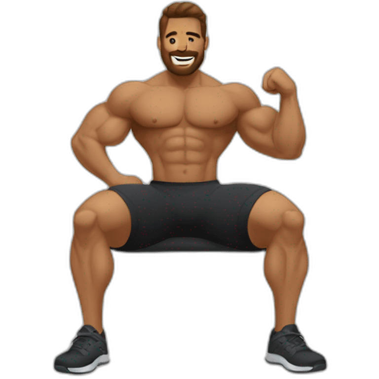 Leg day gym emoji