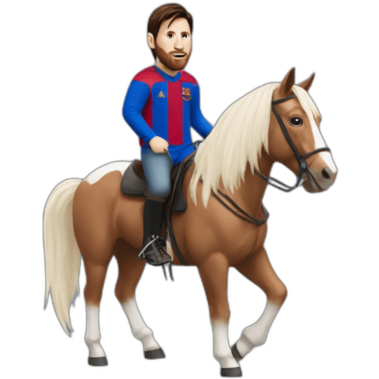 messi on a horse emoji